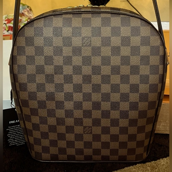 🎉Cyber Monday Price Drop💯Louis Vuitton Damier Ebene Ipanema GM Bag w/LV Dust Bag - Picture 4 of 17